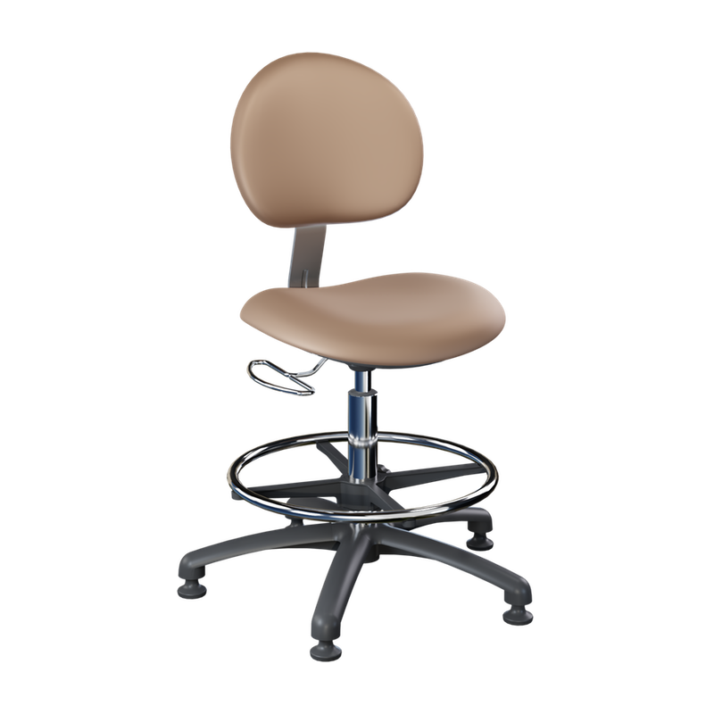 Millennium Lab Stool in Cocoa