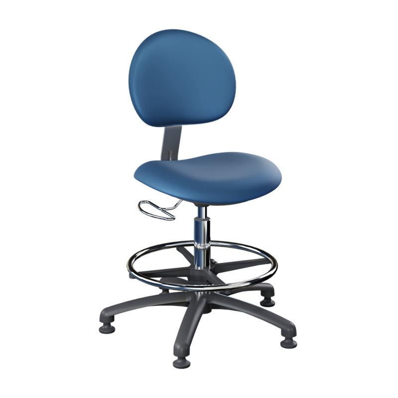 Millennium Lab Stool in Sapphire