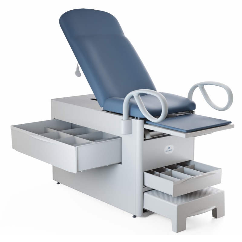 Versa Medical Exam Table with all storage open